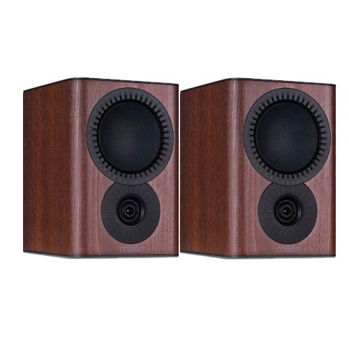 Mission QX1 MKII Standmount Surround Speakers Pair Walnut