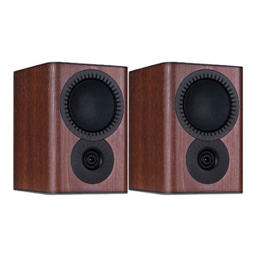 Mission QX2 MKII Standmount Surround Speakers Pair Walnut