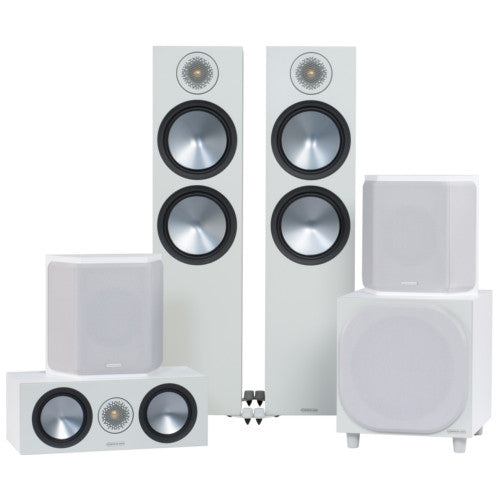 Monitor Audio Bronze 500 AV 5.1  Speaker Package White