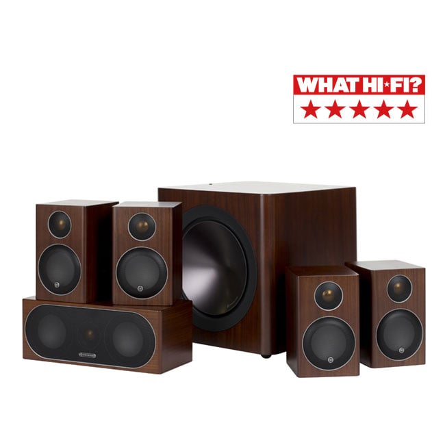 Monitor Audio Radius R90HT1 5.1 Speaker Package Walnut