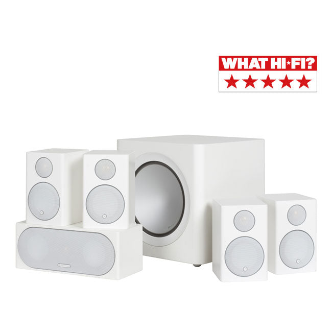 Monitor Audio Radius R90HT1 5.1 Speaker Package White