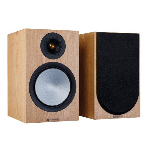 Monitor Audio Silver 100 Bookshelf Speakers Pair 7G Ash