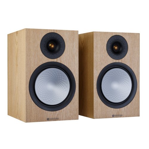 Monitor Audio Silver 100 Bookshelf Speakers Pair 7G Ash