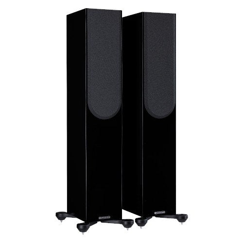 Monitor Audio Silver 200 Floorstanding Speakers Pair 7G Black Gloss