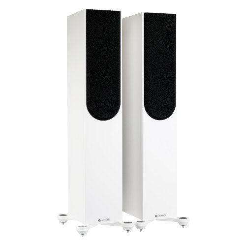 Monitor Audio Silver 200 Floorstanding Speakers Pair 7G Satin White