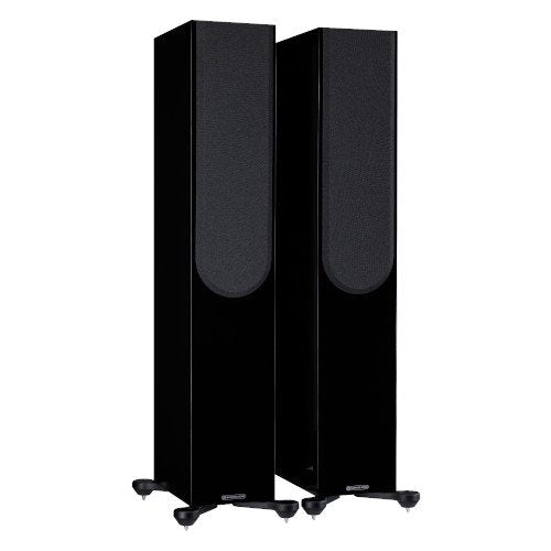 Monitor Audio Silver 300 Floorstanding Speakers Pair 7G Black Gloss