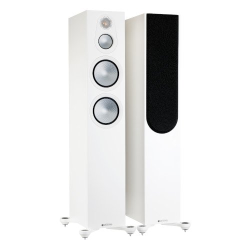 Monitor Audio Silver 300 Floorstanding Speakers Pair 7G Satin White