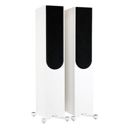 Monitor Audio Silver 300 Floorstanding Speakers Pair 7G Satin White