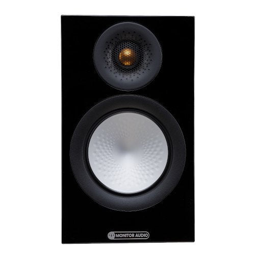 Monitor Audio Silver 50 Bookshelf Speakers Pair 7G Black Gloss