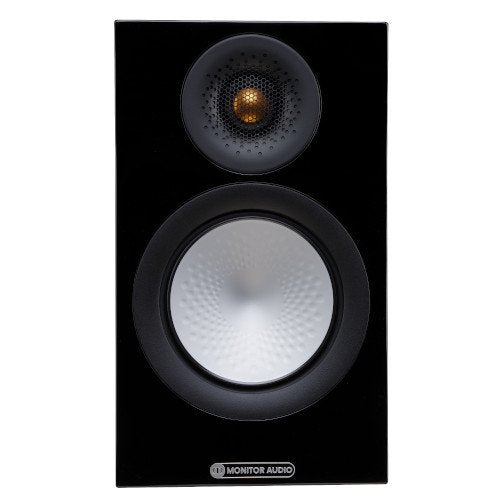 Monitor Audio Silver 50 Bookshelf Speakers Pair 7G Black Oak