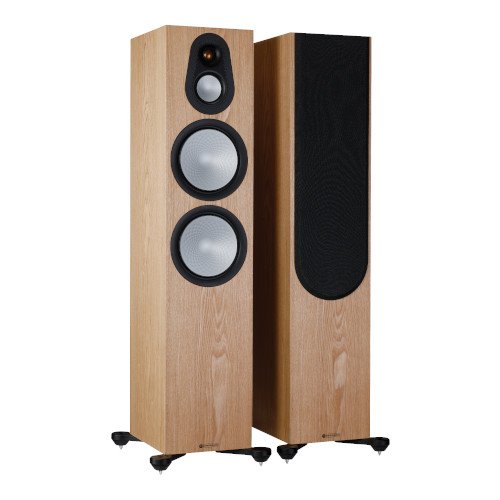 Monitor Audio Silver 500 Floorstanding Speakers Pair 7G Ash