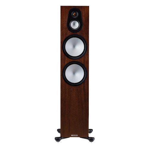 Monitor Audio Silver 500 Floorstanding Speakers Pair 7G Walnut