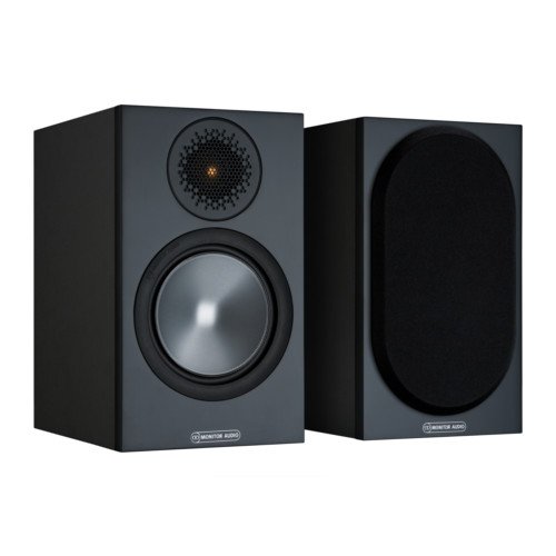 Monitor Audio Bronze 6G Bronze 100 Bookshelf Speakers Black Pair