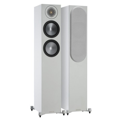 Monitor Audio Bronze 200 Floorstanding Speakers White Pair 6G including 5 Year Warranty