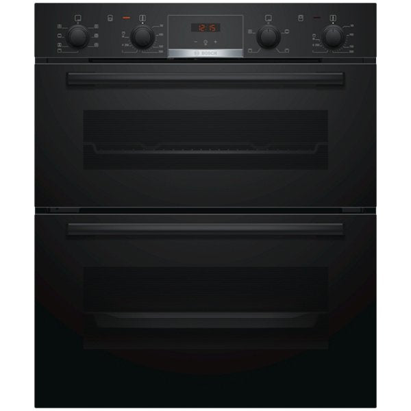 Bosch NBS533BB0B Serie 4 Built-under double oven Black