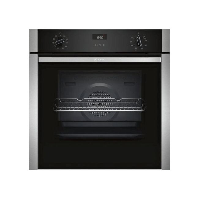 Neff B3ACE4HN0B Slide & Hide Built In Electric Single Oven Stainless Steel