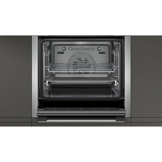 Neff B3ACE4HN0B Slide & Hide Built In Electric Single Oven Stainless Steel