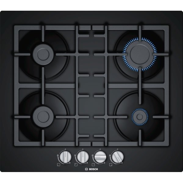 Bosch PNP6B6B90 Serie 4 Gas hob 60 cm Tempered glass Black