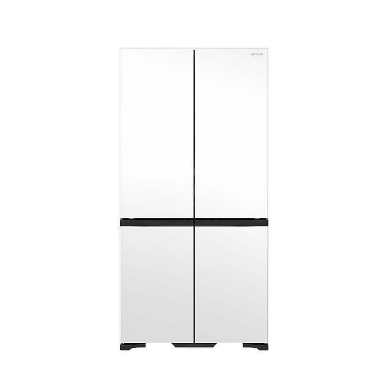 Hitachi RWB640VGB1XMGW French Bottom Freezer Luxury 638L Vacuum Compartment Matt Glass WhiteFront