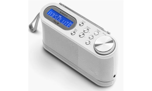 Roberts Play 10 Portable Digital DAB DAB+ FM Radio White