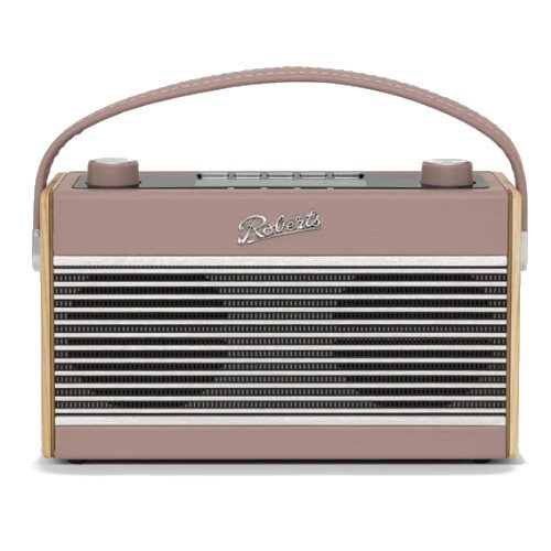 Roberts Rambler BT DAB DAB+ FM RDS Stereo Digital Radio with Bluetooth Alarms and ECO Power Saving Mode Dusky Pink