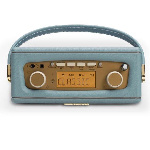 Roberts Revival Uno BT DAB DAB+ FM Radio with 2 alarms and line out in Duck Egg Bluetooth