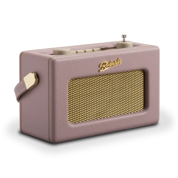 Roberts Revival Uno BT DAB DAB+ FM Radio with 2 alarms and line out in Dusky Pink Bluetooth