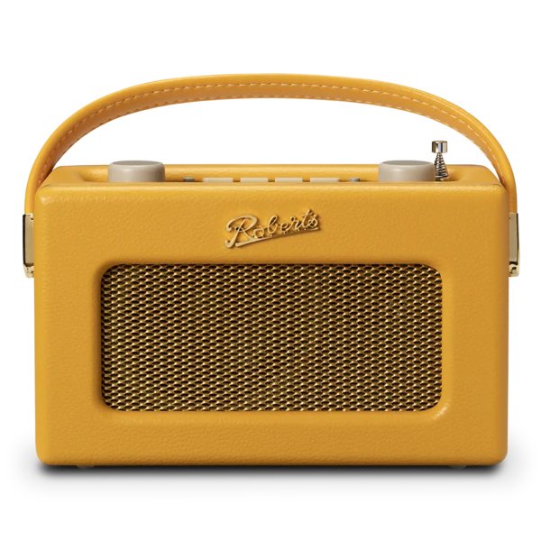 Roberts Revival Uno BT DAB DAB+ FM Radio with 2 alarms and line out in Sunburst Yellow Bluetooth