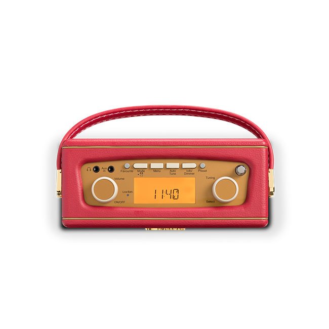 Roberts REVIVAL UNO DAB DAB+ FM Digital Radio with Alarm Berry Red