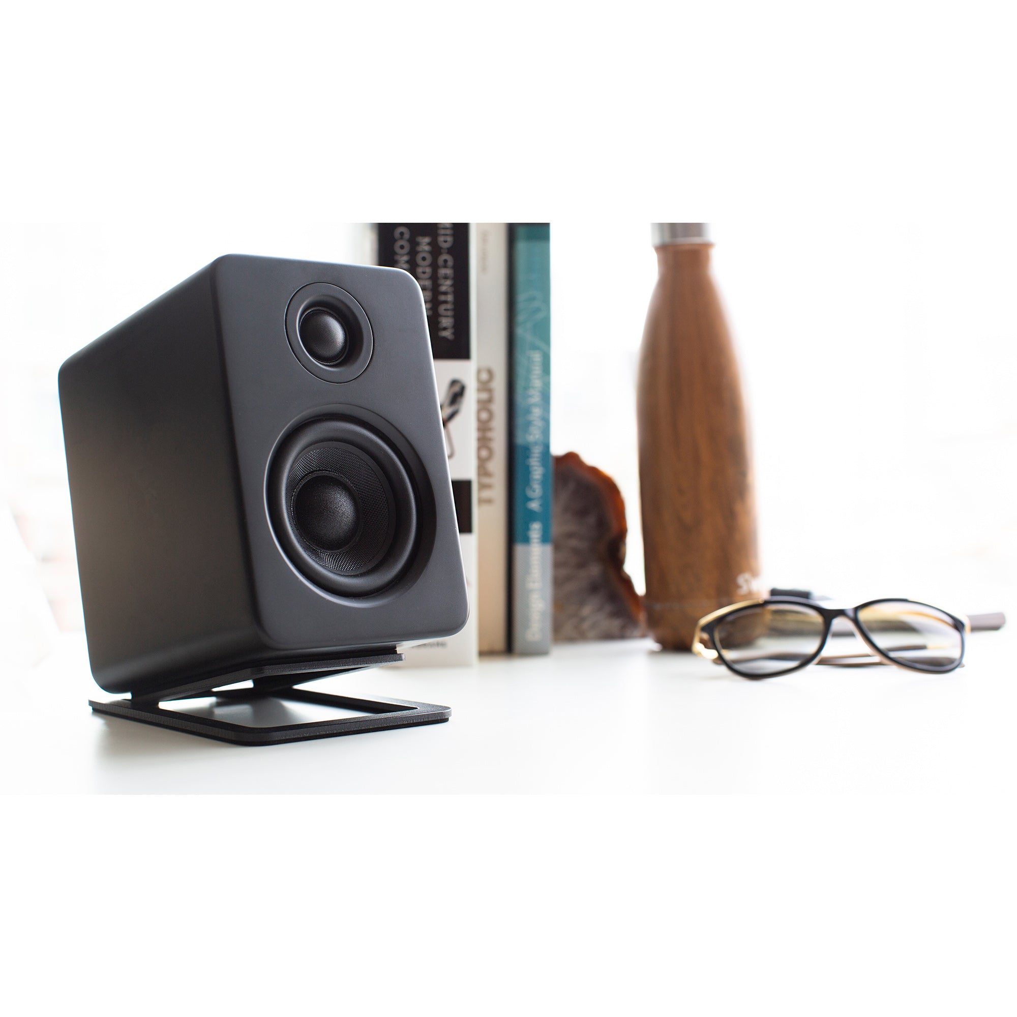 Kanto S2 Small Desktop Speaker Stands Black