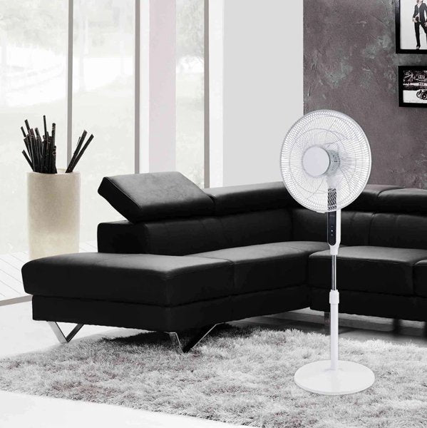 I-ECO IFAN-100032 EcoAir Equinox - 16" DC Fan Low Power Consumption 3.5 Watts / Hour - 85° Oscillation