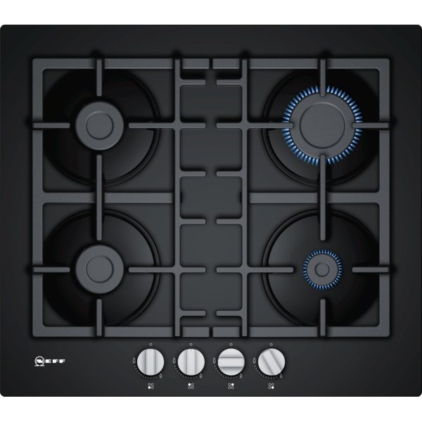 Neff T26CB49S0 N 50 Gas hob 60 cm Tempered glass Black