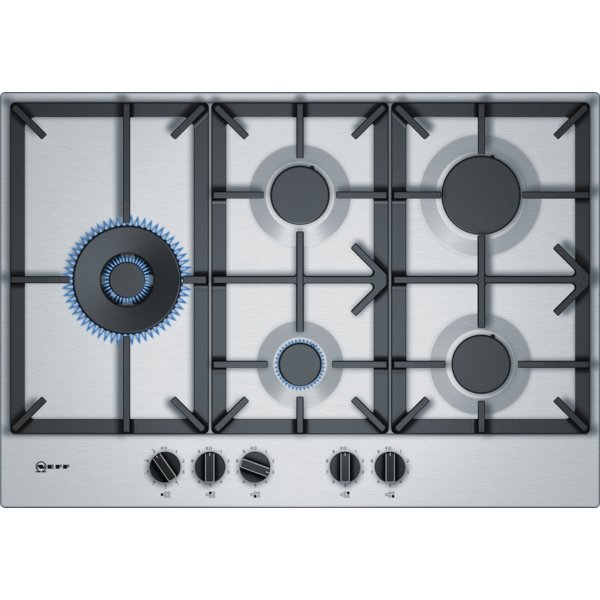 Neff T27DS79N0 N 70 Gas hob 75 cm Stainless steel