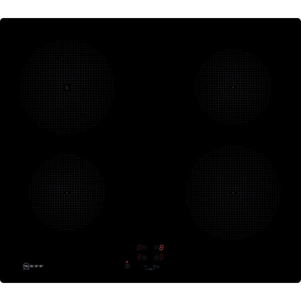 Neff T36CA50X1U N 30, Induction hob, 60 cm, Black, surface mount without frame