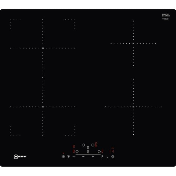 Neff T46PD53X2 N 70, Induction hob, 60 cm, Black, flush mount