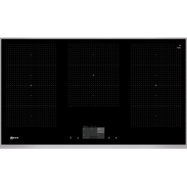 Neff T59TF6RN0 N 90, Induction hob, 90 cm, Black, surface mount with frame