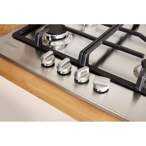 Indesit THP641WIXI Gas hob 4 gas burners