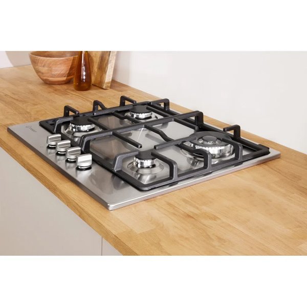 Indesit THP641WIXI Gas hob 4 gas burners