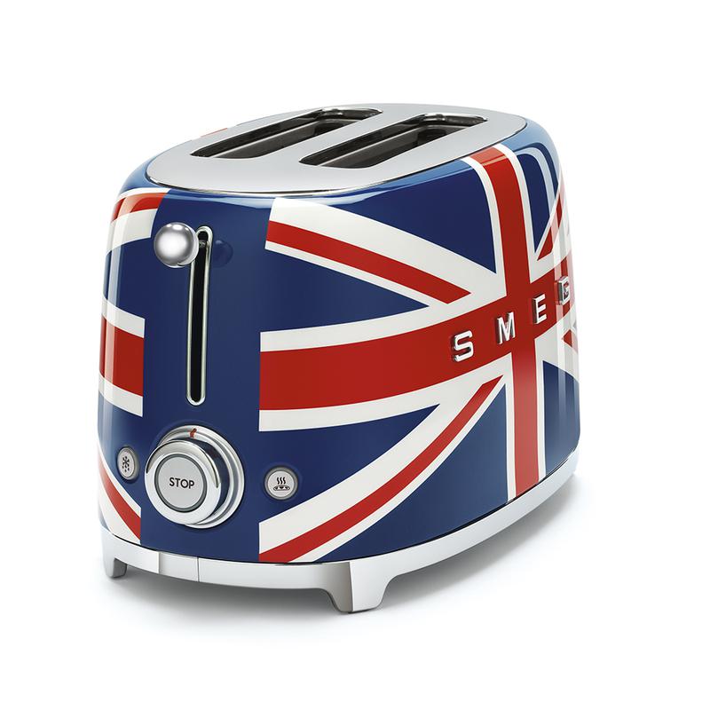 SMEG TSF01UJUK 50s Retro Style 2 Slice Toaster Union Jack