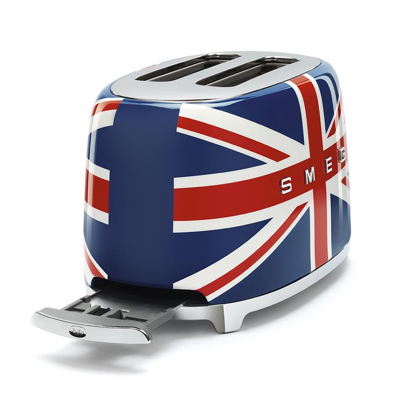 SMEG TSF01UJUK 50s Retro Style 2 Slice Toaster Union Jack