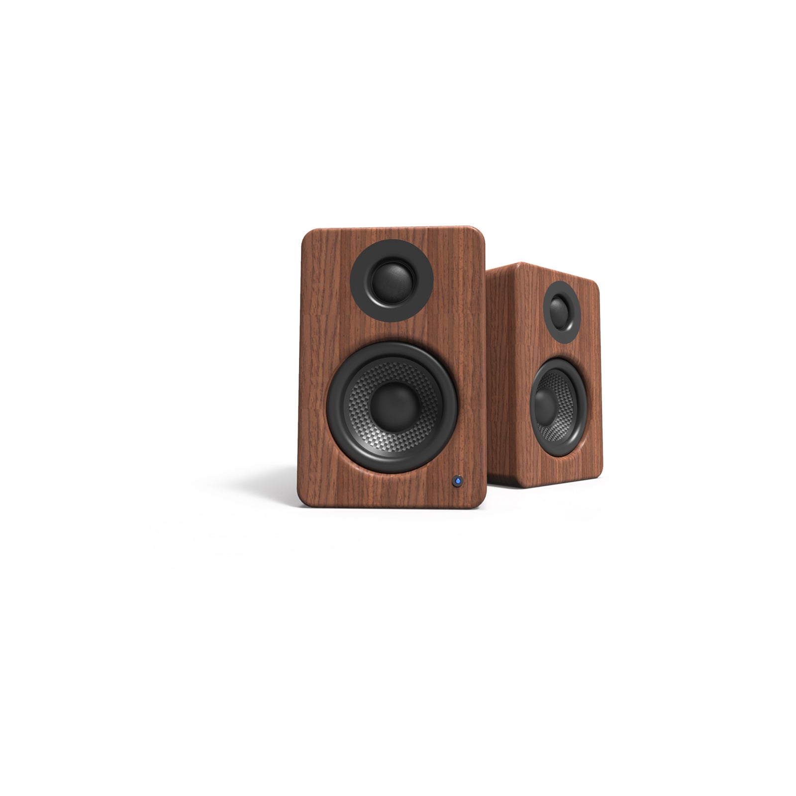 Kanto YU2 Powered Desktop Speakers Walnut