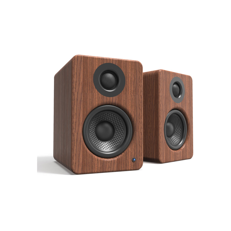 Kanto YU2 Powered Desktop Speakers Walnut