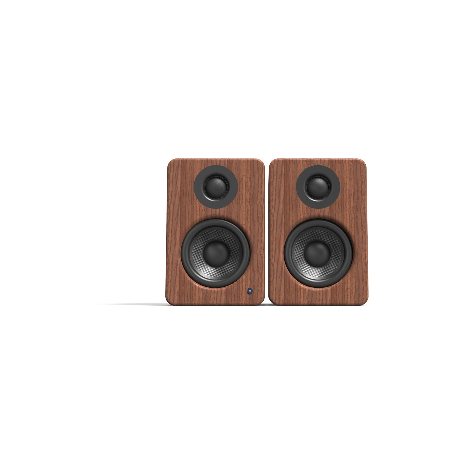 Kanto YU2 Powered Desktop Speakers Walnut