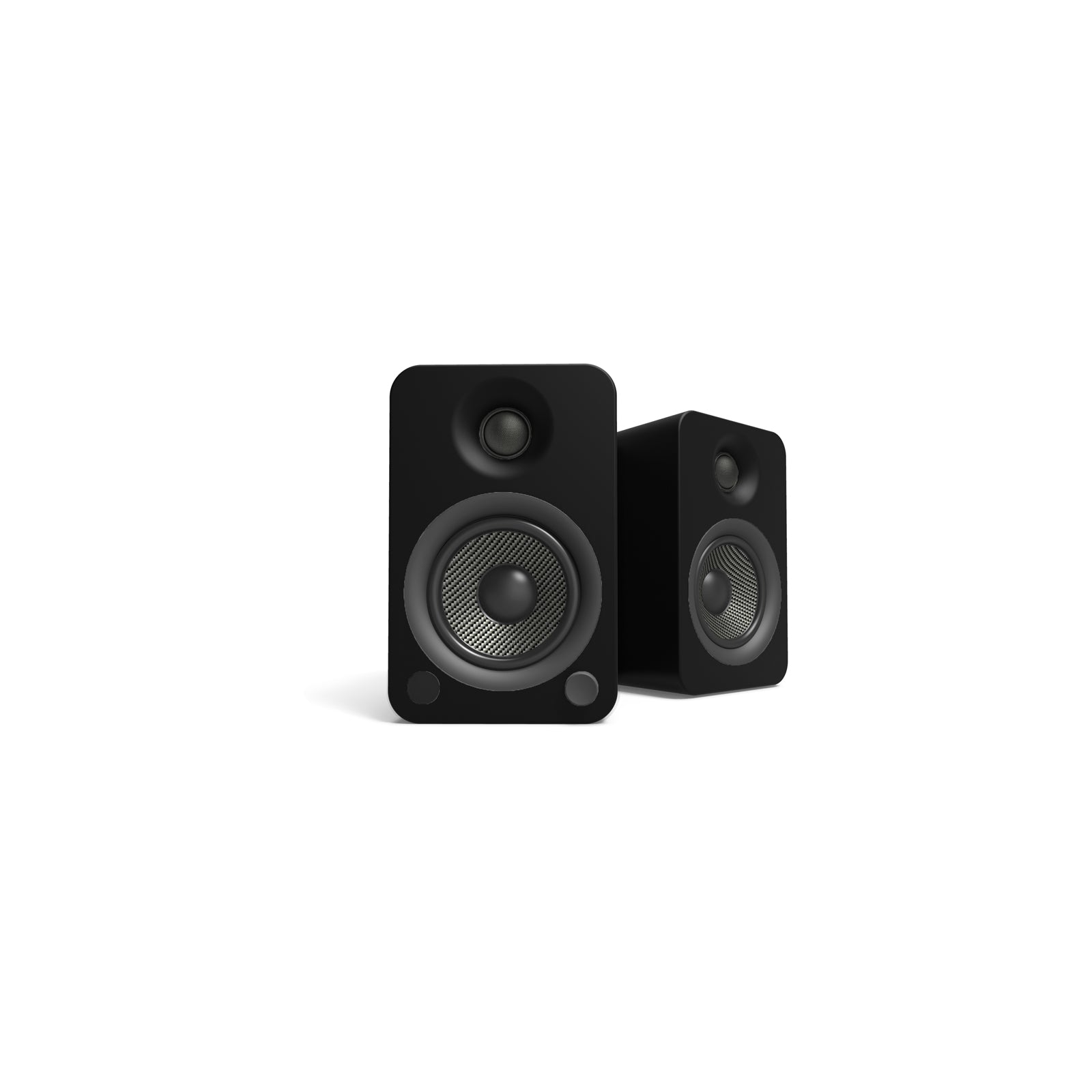 Kanto YU4 Powered Bookshelf Speakers With Bluetooth Matte Black