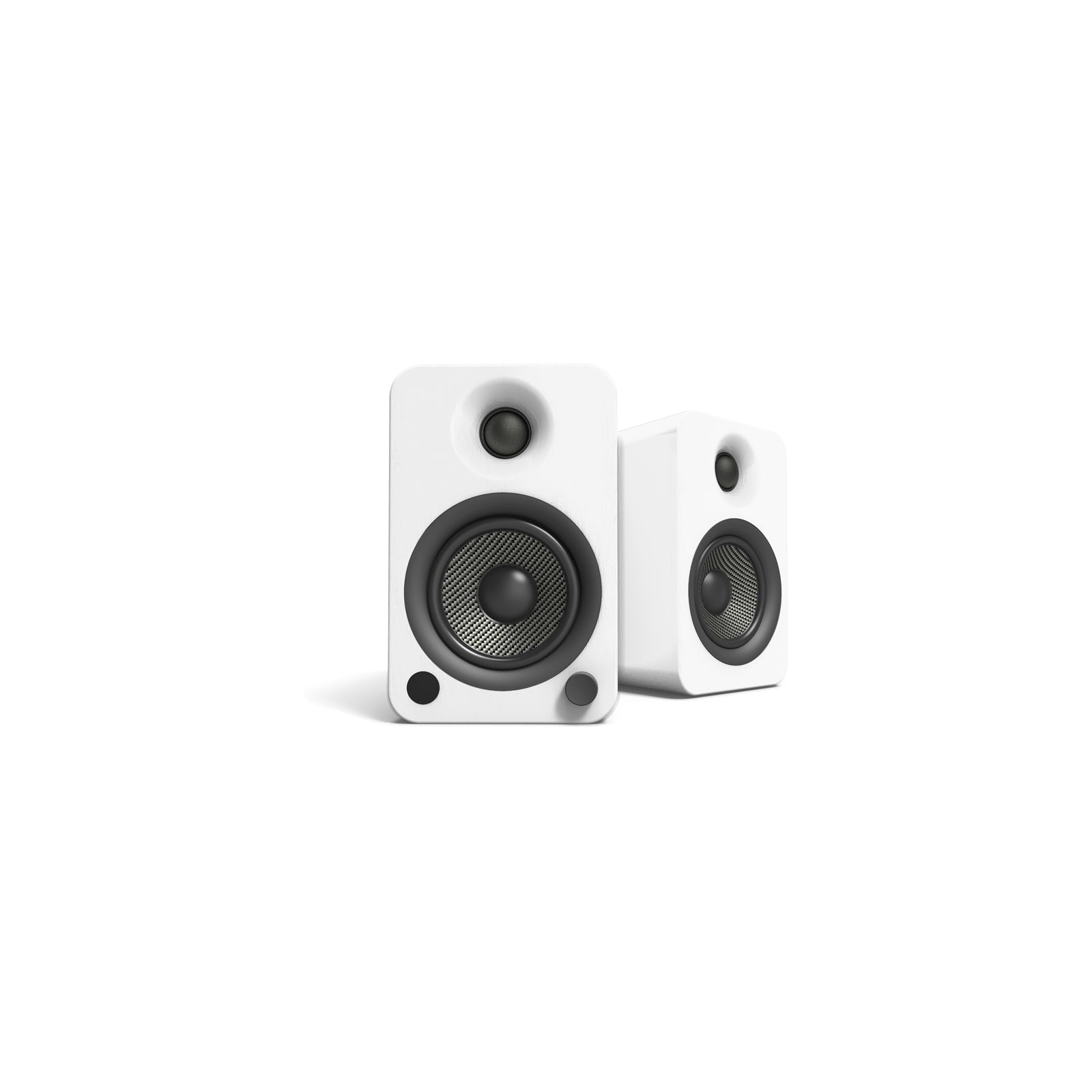 Kanto YU4 Powered Bookshelf Speakers With Bluetooth Matte White