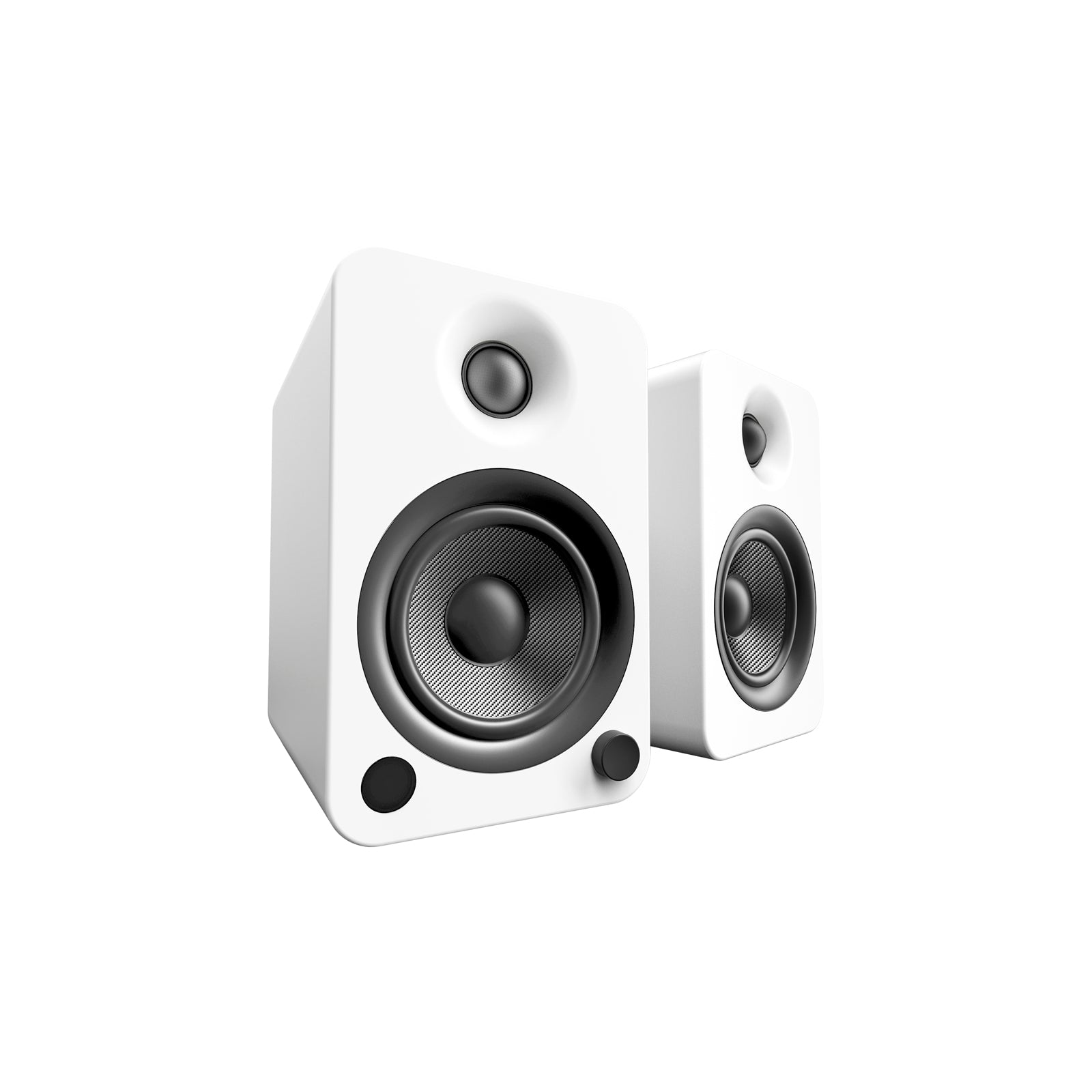 Kanto YU4 Powered Bookshelf Speakers With Bluetooth Matte White