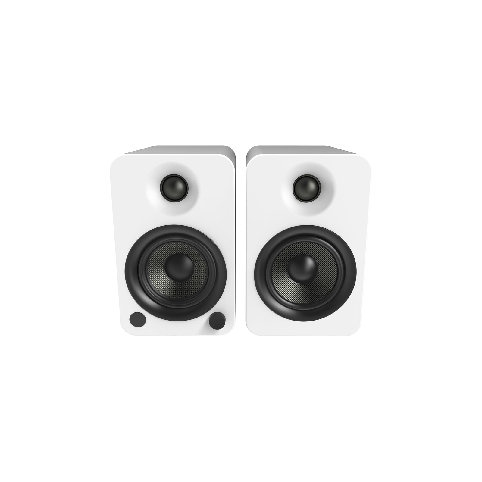 Kanto YU4 Powered Bookshelf Speakers With Bluetooth Matte White