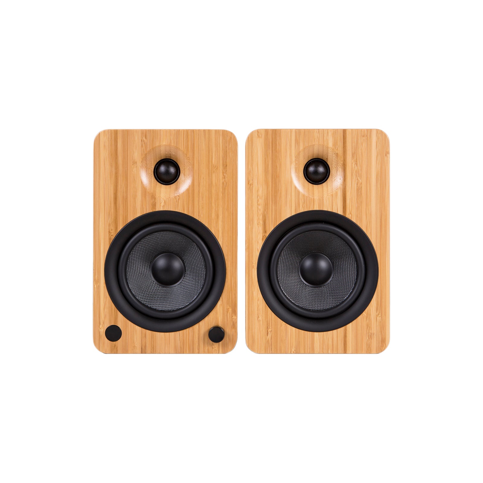 Kanto YU6 Powered Bookshelf Speakers With Bluetooth Bamboo