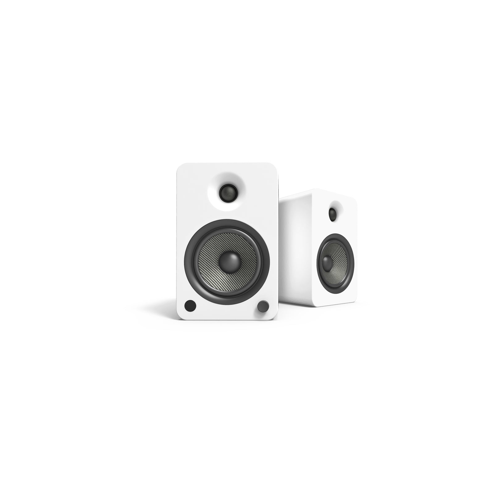 Kanto YU6 Powered Bookshelf Speakers With Bluetooth Matte White