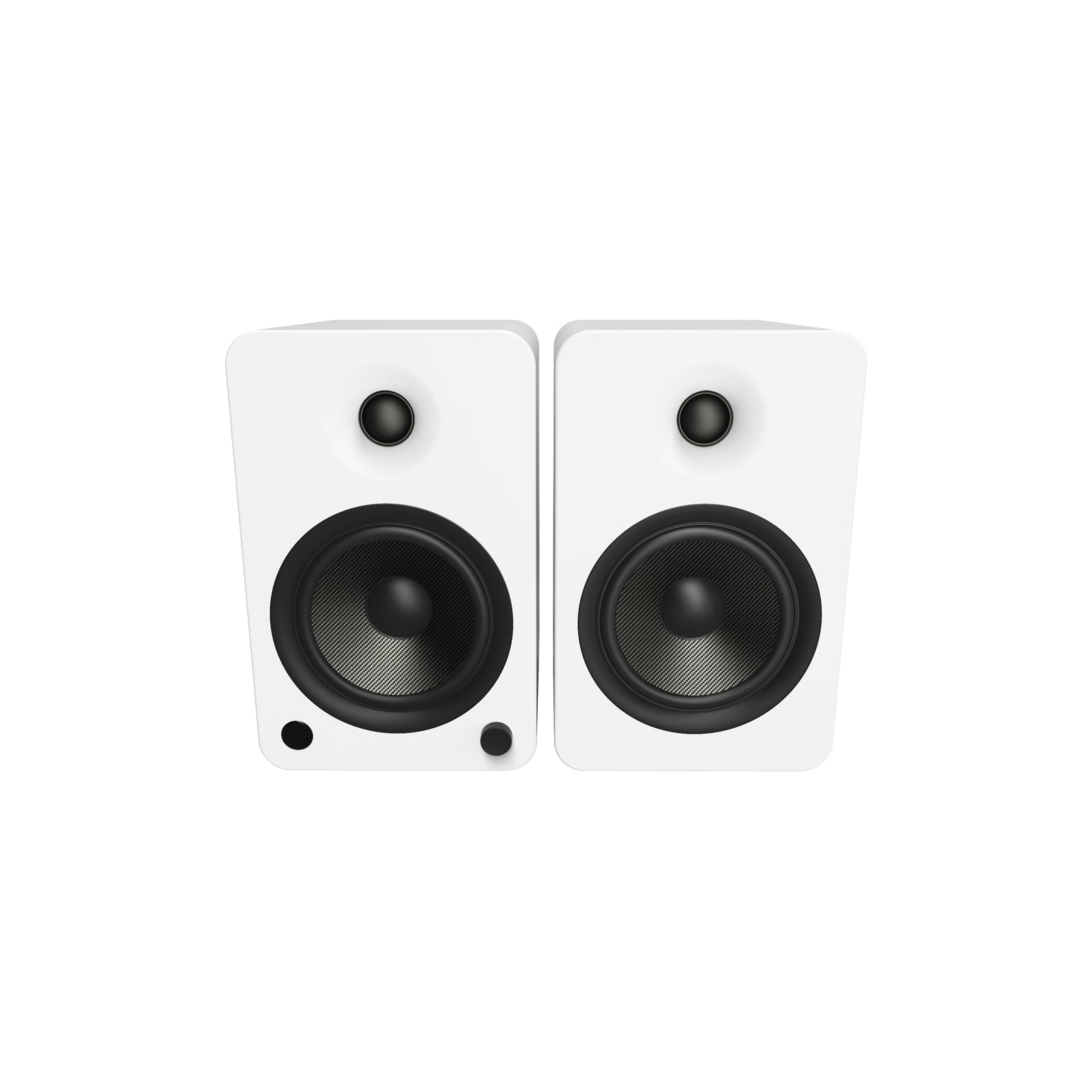 Kanto YU6 Powered Bookshelf Speakers With Bluetooth Matte White